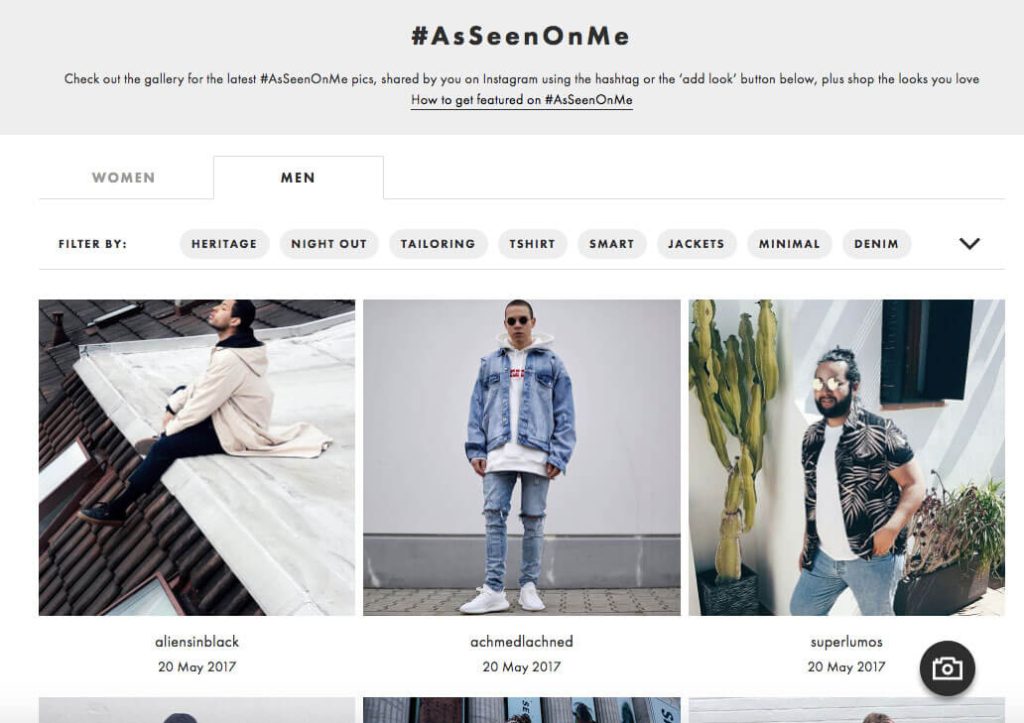 As Seen on Me': The User Generated Content for ASOS